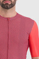 SPORTFUL Cyklistický dres s krátkým rukávem - CHECKMATE - fialová/růžová