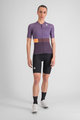SPORTFUL Cyklistický dres s krátkým rukávem - SNAP - fialová