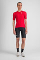 SPORTFUL Cyklistický dres s krátkým rukávem - MATCHY - červená