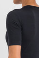 SPORTFUL Cyklistické triko s krátkým rukávem - MERINO - černá