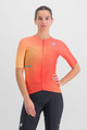 SPORTFUL Cyklistický dres s krátkým rukávem - LIGHT PRO - oranžová