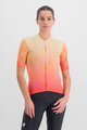 SPORTFUL Cyklistický dres s krátkým rukávem - ROCKET - oranžová/béžová