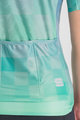 SPORTFUL Cyklistický dres s krátkým rukávem - ROCKET - fialová/světle zelená