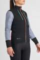 SPORTFUL Cyklistická zateplená bunda - SUPERGIARA W - černá/modrá/fialová