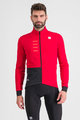 SPORTFUL Cyklistická zateplená bunda - TEMPO - červená
