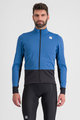 SPORTFUL Cyklistická větruodolná bunda - NEO SOFTSHELL - modrá/černá