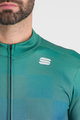 SPORTFUL Cyklistický dres s dlouhým rukávem zimní - ROCKET THERMAL - zelená/fialová