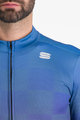 SPORTFUL Cyklistický dres s dlouhým rukávem zimní - ROCKET THERMAL - modrá/fialová