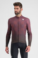 SPORTFUL Cyklistický dres s dlouhým rukávem zimní - ROCKET THERMAL - fialová
