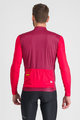 SPORTFUL Cyklistický dres s dlouhým rukávem zimní - CHECKMATE THERMAL - červená