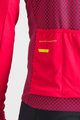 SPORTFUL Cyklistický dres s dlouhým rukávem zimní - CHECKMATE THERMAL - červená