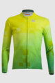SPORTFUL Cyklistický dres s dlouhým rukávem zimní - KID THERMAL - žlutá/zelená