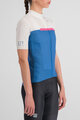 SPORTFUL Cyklistický dres s krátkým rukávem - PISTA W - modrá/bílá