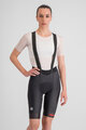 SPORTFUL Cyklistické kalhoty krátké s laclem - FIANDRE W - černá