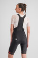 SPORTFUL Cyklistické kalhoty krátké s laclem - FIANDRE W - černá