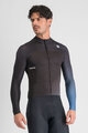 SPORTFUL Cyklistický dres s dlouhým rukávem zimní - BODYFIT PRO THERMAL - černá