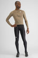 SPORTFUL Cyklistický dres s dlouhým rukávem zimní - SRK THERMAL - hnědá