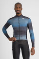 SPORTFUL Cyklistický dres s dlouhým rukávem zimní - FLOW SUPERGIARA THERMAL - modrá