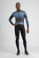 SPORTFUL Cyklistický dres s dlouhým rukávem zimní - FLOW SUPERGIARA THERMAL - modrá