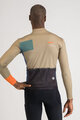 SPORTFUL Cyklistický dres s dlouhým rukávem zimní - BREAKOUT SUPERGIARA THERMAL - zelená/modrá/oranžová