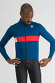 SPORTFUL Cyklistická zateplená bunda - NEO SOFTSHELL - modrá