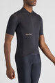 SPORTFUL Cyklistický dres s krátkým rukávem - CLASSIC - černá