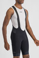 SPORTFUL Cyklistické kalhoty krátké s laclem - SUPERGIARA 2 - černá