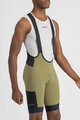 SPORTFUL Cyklistické kalhoty krátké s laclem - SUPERGIARA 2 - zelená