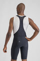 SPORTFUL Cyklistické kalhoty krátké s laclem - GIARA 2 - černá