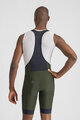 SPORTFUL Cyklistické kalhoty krátké s laclem - GIARA 2 - zelená