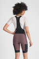 SPORTFUL Cyklistické kalhoty krátké s laclem - SUPERGIARA 2 W - fialová