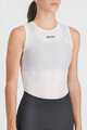 SPORTFUL Cyklistické triko bez rukávů - PRO BASELAYER W - bílá