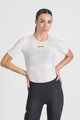 SPORTFUL Cyklistické triko s krátkým rukávem - PRO BASELAYER W - bílá