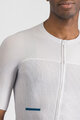 SPORTFUL Cyklistický dres s krátkým rukávem - LIGHT - šedá/bílá