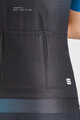 SPORTFUL Cyklistický dres s krátkým rukávem - LIGHT W - modrá/černá