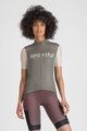 SPORTFUL Cyklistický dres s krátkým rukávem - SUPERGIARA LOGO W - šedá/růžová