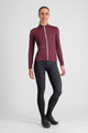 SPORTFUL Cyklistický dres s dlouhým rukávem zimní - CLASSIC THERMAL W - bordó