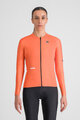 SPORTFUL Cyklistický dres s dlouhým rukávem zimní - SUPERNOVA THERMAL W - oranžová
