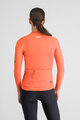 SPORTFUL Cyklistický dres s dlouhým rukávem zimní - SUPERNOVA THERMAL W - oranžová