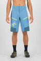 KARPOS Cyklistické kalhoty krátké bez laclu - RAPID BAGGY - modrá