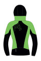 KARPOS Cyklistická větruodolná bunda - LAVAREDO - zelená/černá