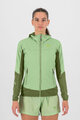 KARPOS Cyklistická větruodolná bunda - LAVAREDO W - zelená/světle zelená