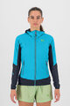 KARPOS Cyklistická větruodolná bunda - LAVAREDO W - světle modrá/modrá