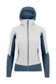 KARPOS Cyklistická větruodolná bunda - LAVAREDO W - bílá/modrá