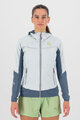 KARPOS Cyklistická větruodolná bunda - LAVAREDO W - bílá/modrá