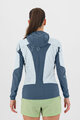 KARPOS Cyklistická větruodolná bunda - LAVAREDO W - bílá/modrá