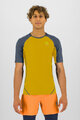 KARPOS Cyklistické triko s krátkým rukávem - LAVAREDO - žlutá/černá