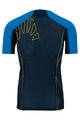 KARPOS Cyklistické triko s krátkým rukávem - LAVAREDO - černá/modrá