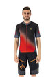 KARPOS Cyklistický dres s krátkým rukávem - JUMP - červená/černá