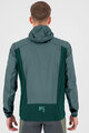 KARPOS Cyklistická větruodolná bunda - LOT EVO - zelená/černá